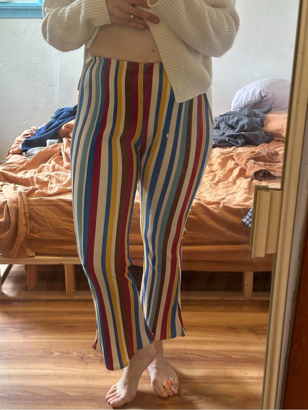 Fun Striped Flare Pants - Made in Canada - Picture 6 of 8